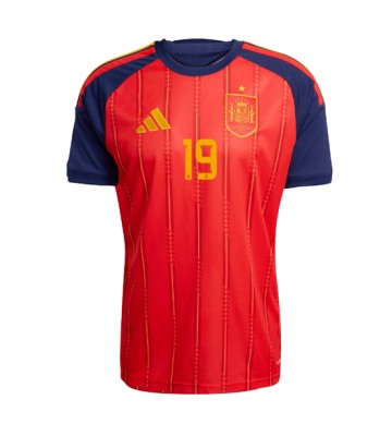 Spanien Lamine Yamal #19 Hjemmebanetrøje VM 2026 Kortærmet